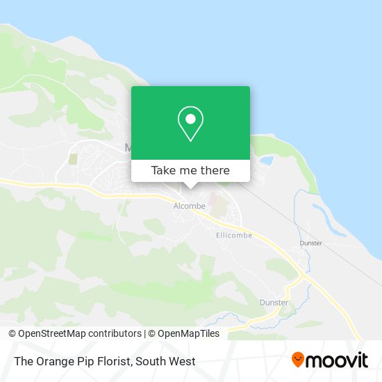 The Orange Pip Florist map