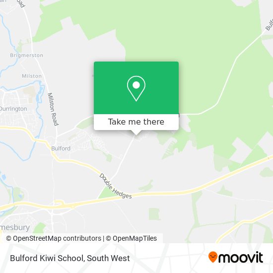Bulford Kiwi School map