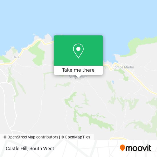 Castle Hill map