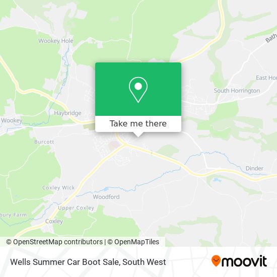 Wells Summer Car Boot Sale map