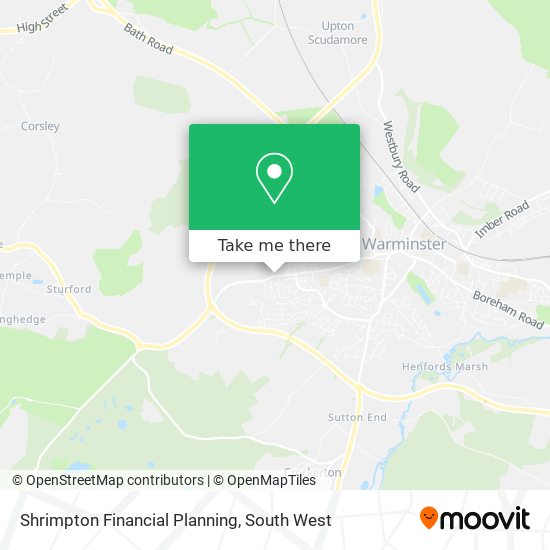 Shrimpton Financial Planning map