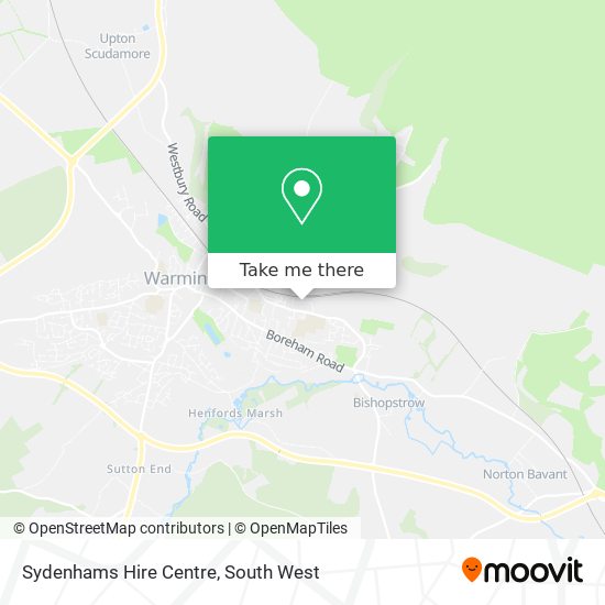 Sydenhams Hire Centre map