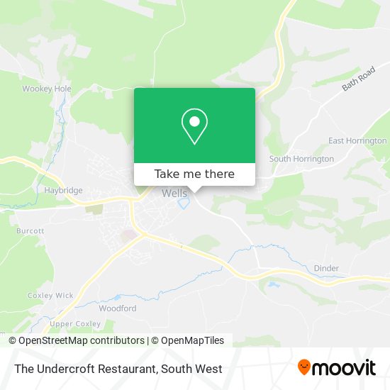 The Undercroft Restaurant map