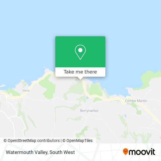 Watermouth Valley map