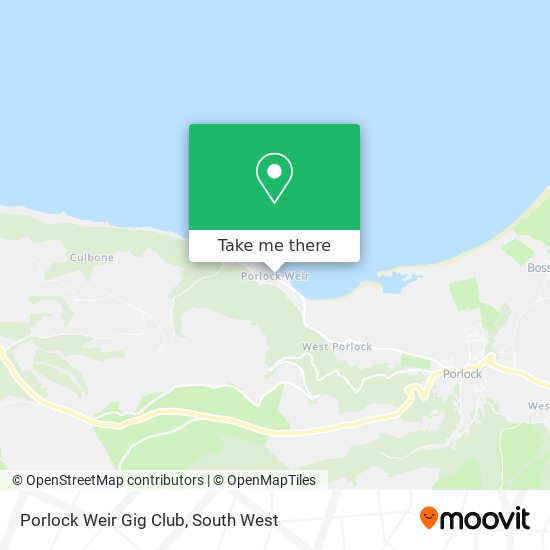 Porlock Weir Gig Club map