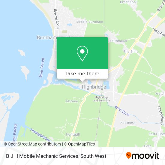 B J H Mobile Mechanic Services map