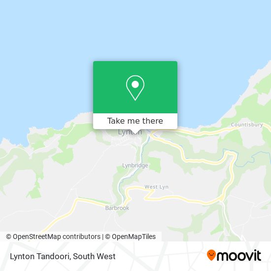 Lynton Tandoori map
