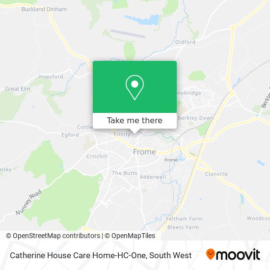 Catherine House Care Home-HC-One map