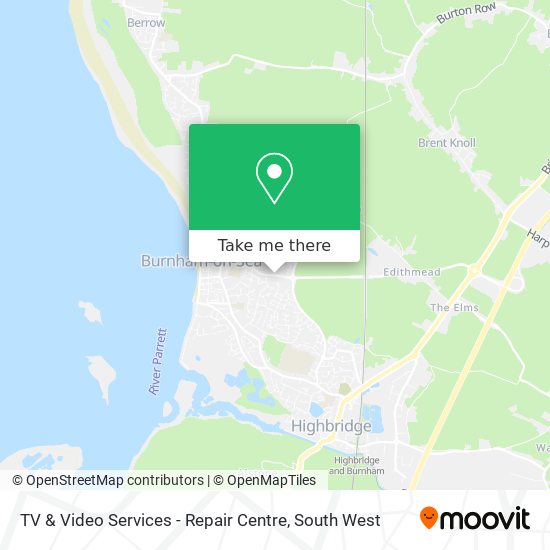 TV & Video Services - Repair Centre map