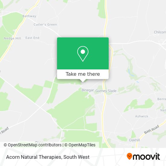 Acorn Natural Therapies map