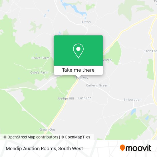 Mendip Auction Rooms map