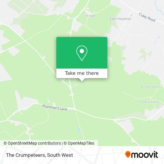 The Crumpeteers map