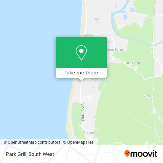 Park Grill map