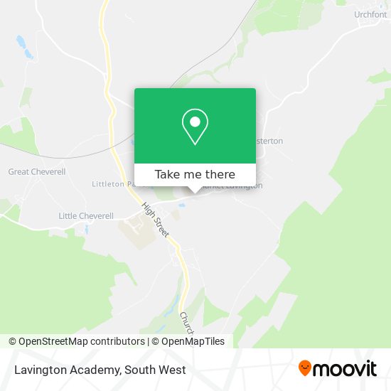 Lavington Academy map