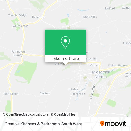 Creative Kitchens & Bedrooms map