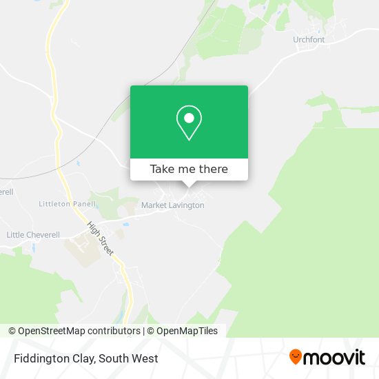 Fiddington Clay map