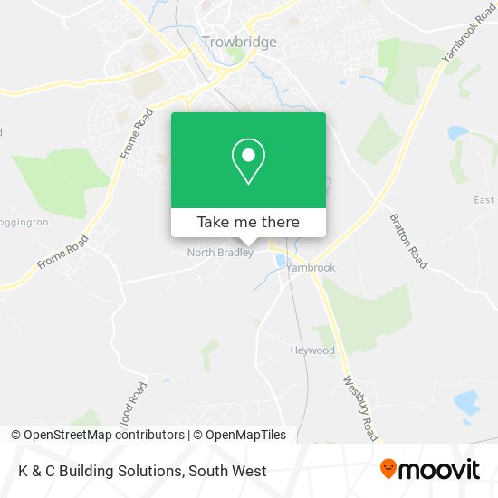 K & C Building Solutions map