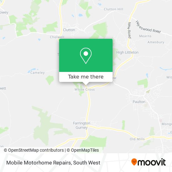Mobile Motorhome Repairs map