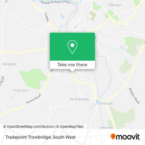 Tradepoint Trowbridge map