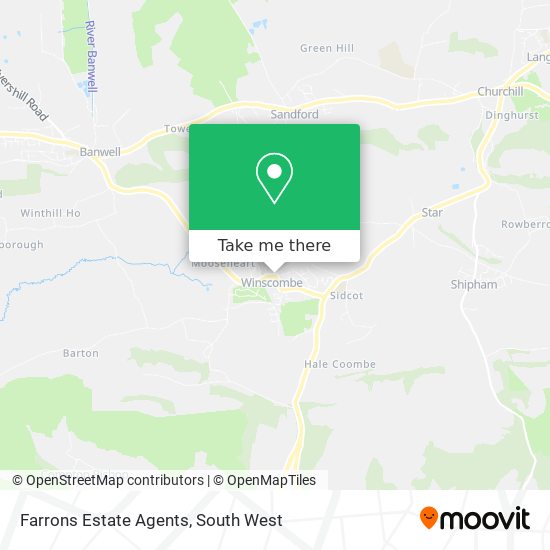 Farrons Estate Agents map