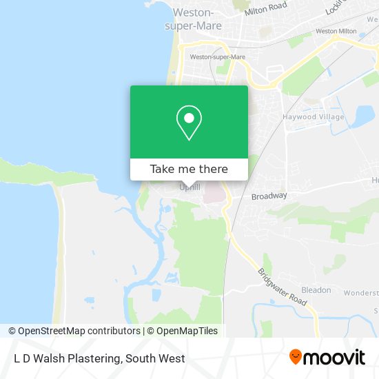 L D Walsh Plastering map