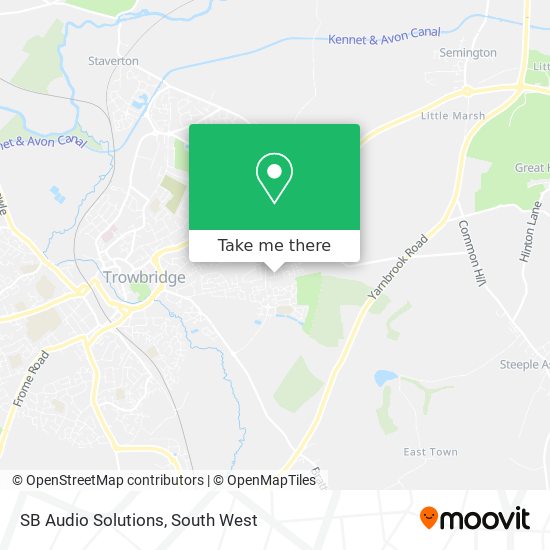 SB Audio Solutions map