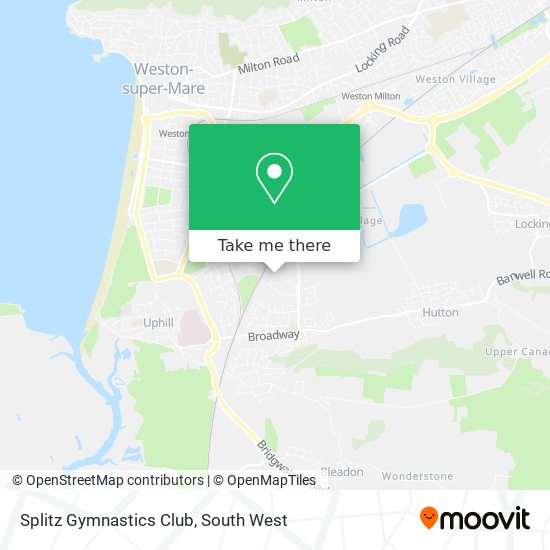Splitz Gymnastics Club map