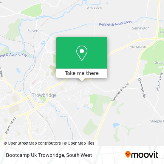 Bootcamp Uk Trowbridge map