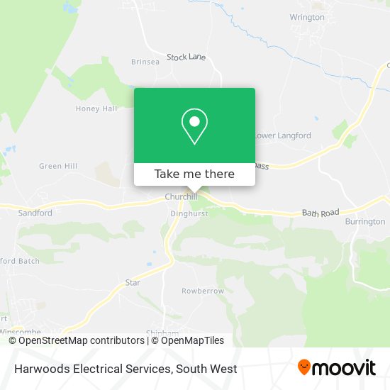 Harwoods Electrical Services map