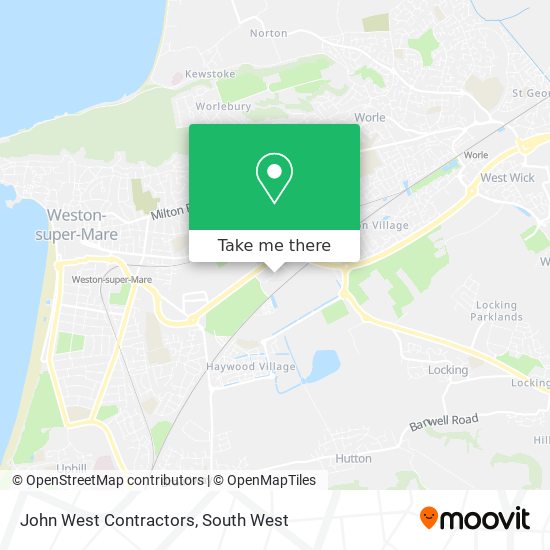 John West Contractors map