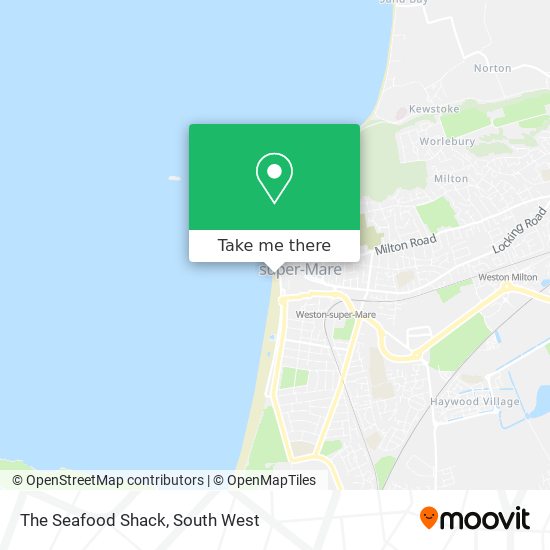 The Seafood Shack map