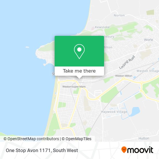 One Stop Avon 1171 map