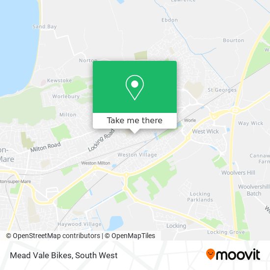 Mead Vale Bikes map