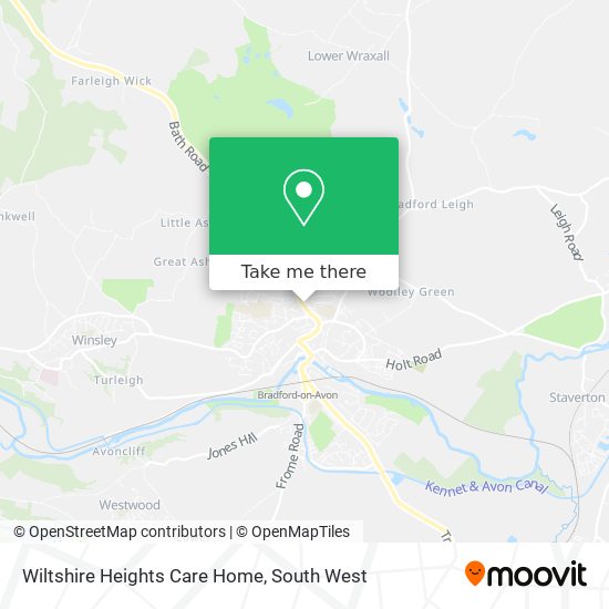 Wiltshire Heights Care Home map