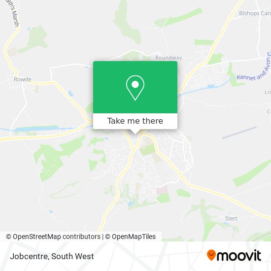 Jobcentre map
