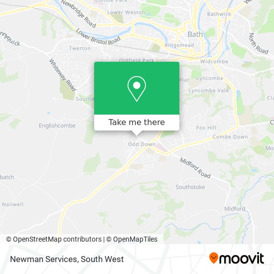 Newman Services map