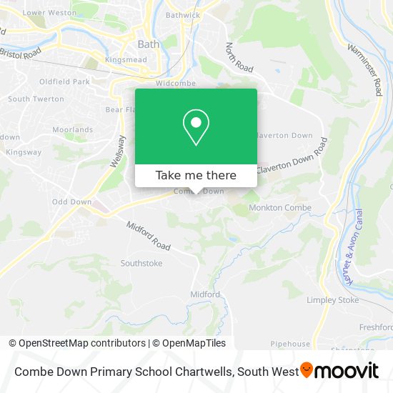 Combe Down Primary School Chartwells map