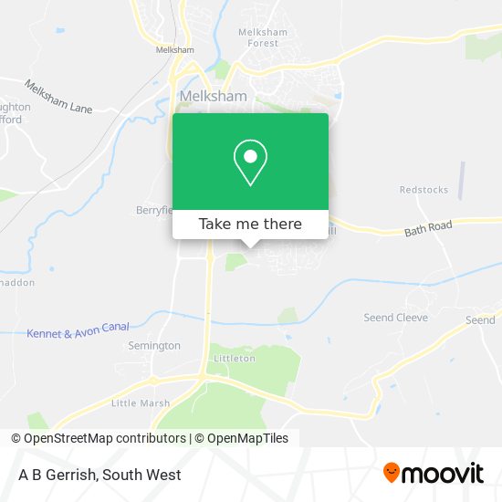 A B Gerrish map