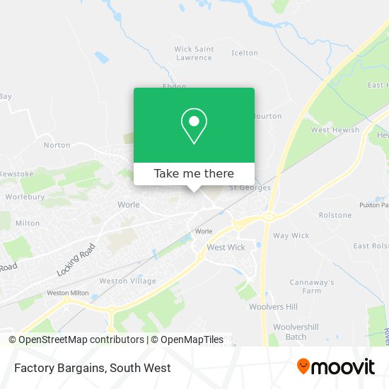 Factory Bargains map