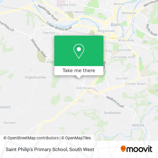 Saint Philip's Primary School map