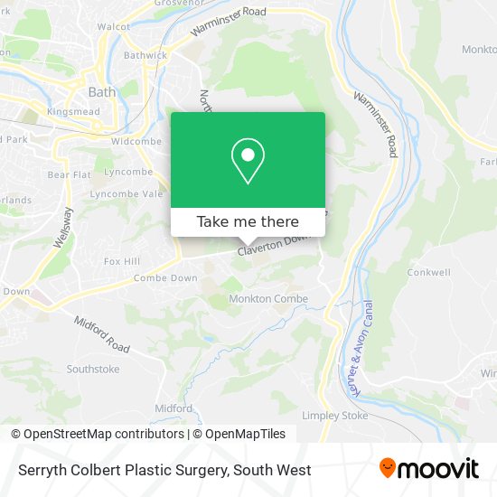 Serryth Colbert Plastic Surgery map