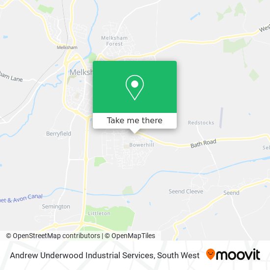 Andrew Underwood Industrial Services map
