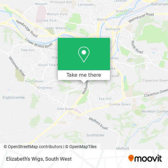 Elizabeth's Wigs map
