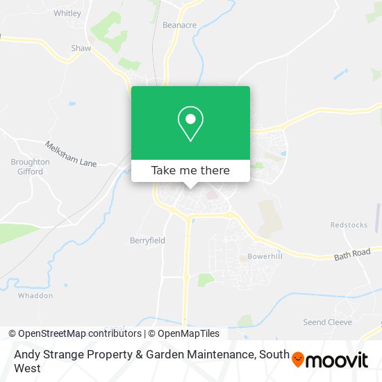 Andy Strange Property & Garden Maintenance map