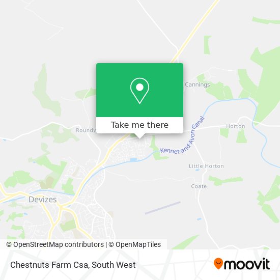 Chestnuts Farm Csa map