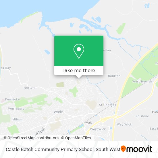 Castle Batch Community Primary School map