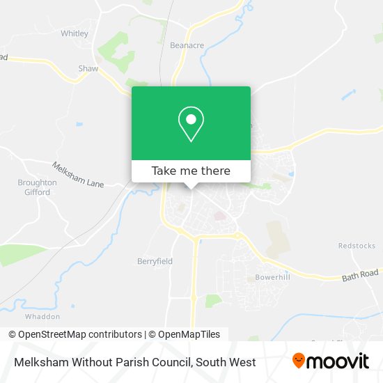 Melksham Without Parish Council map