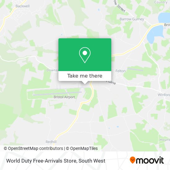 World Duty Free-Arrivals Store map