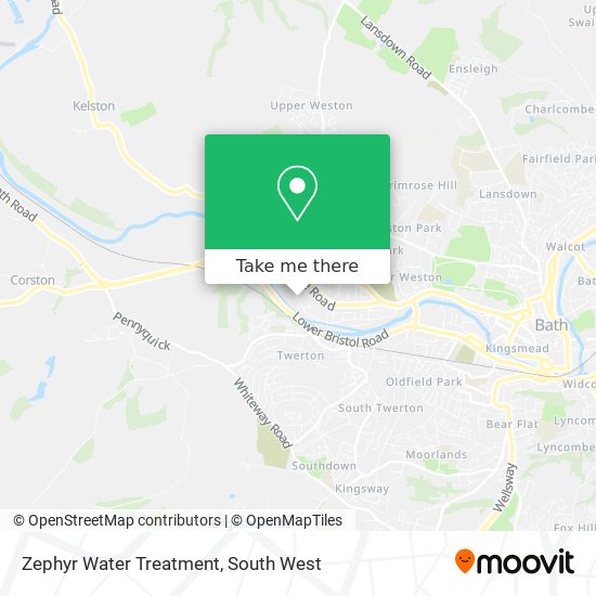 Zephyr Water Treatment map
