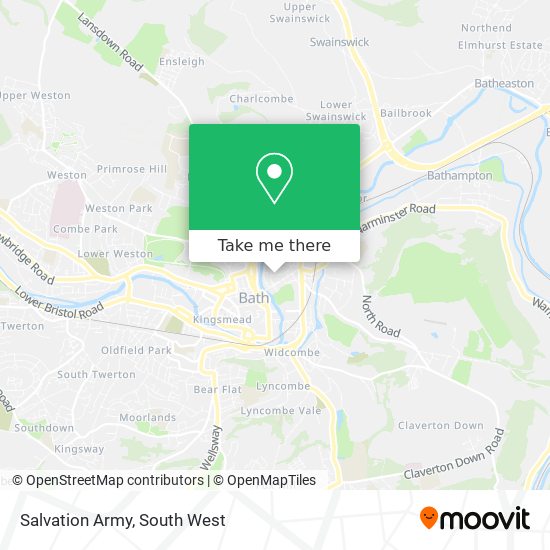 Salvation Army map